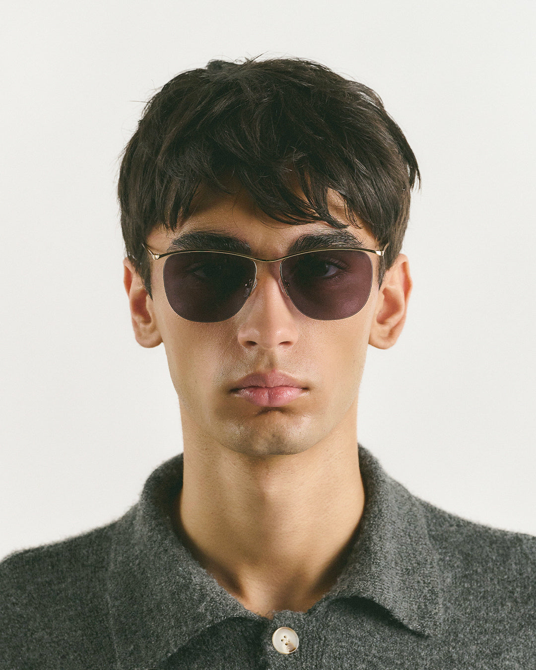 Corlin Eyewear Belmondo Gold Black Solglasögon