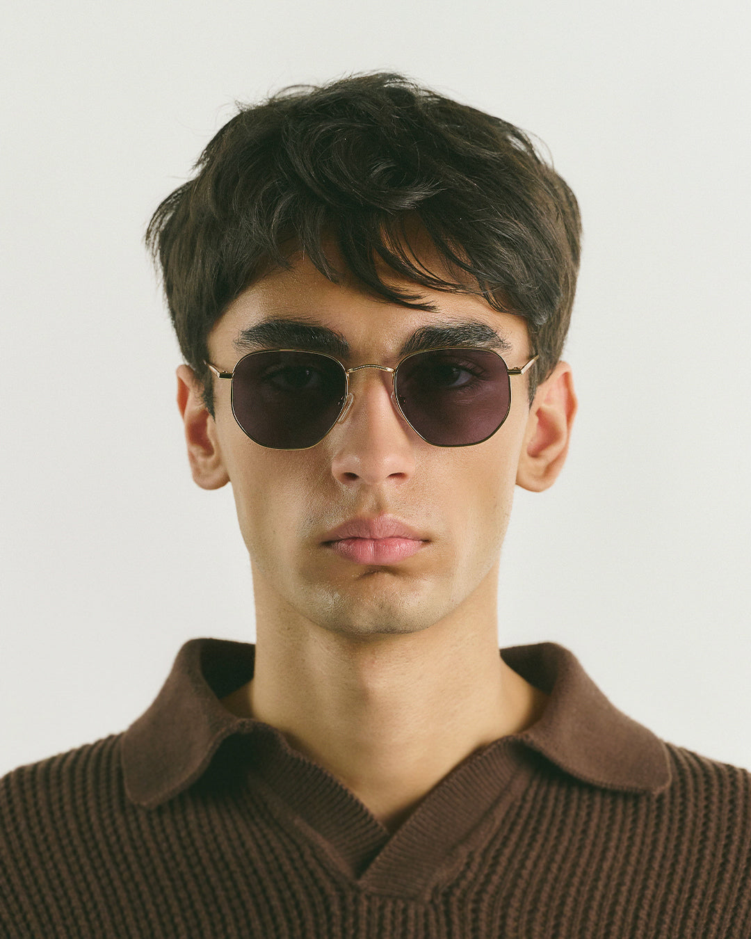 Corlin Eyewear Lucca Gold Black Solglasögon