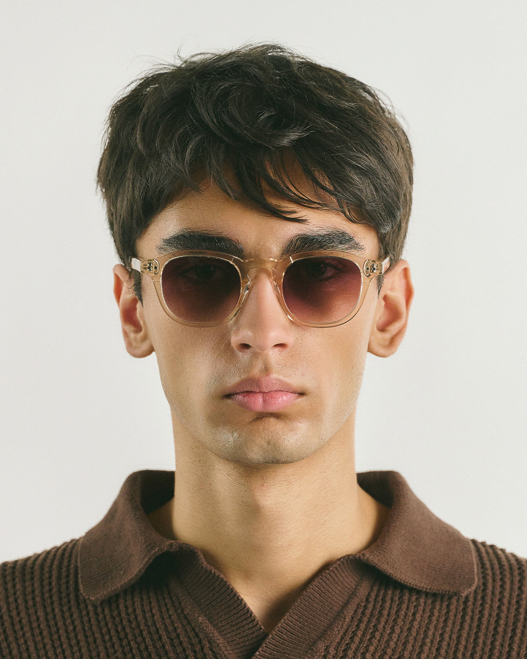 Corlin Eyewear Todd Champagne Gradual Brown Solglasögon