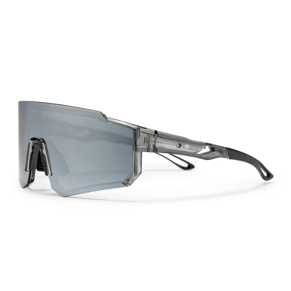 CHPO Siri TRANSPARENT GREY / SILVER MIRROR Solglasögon