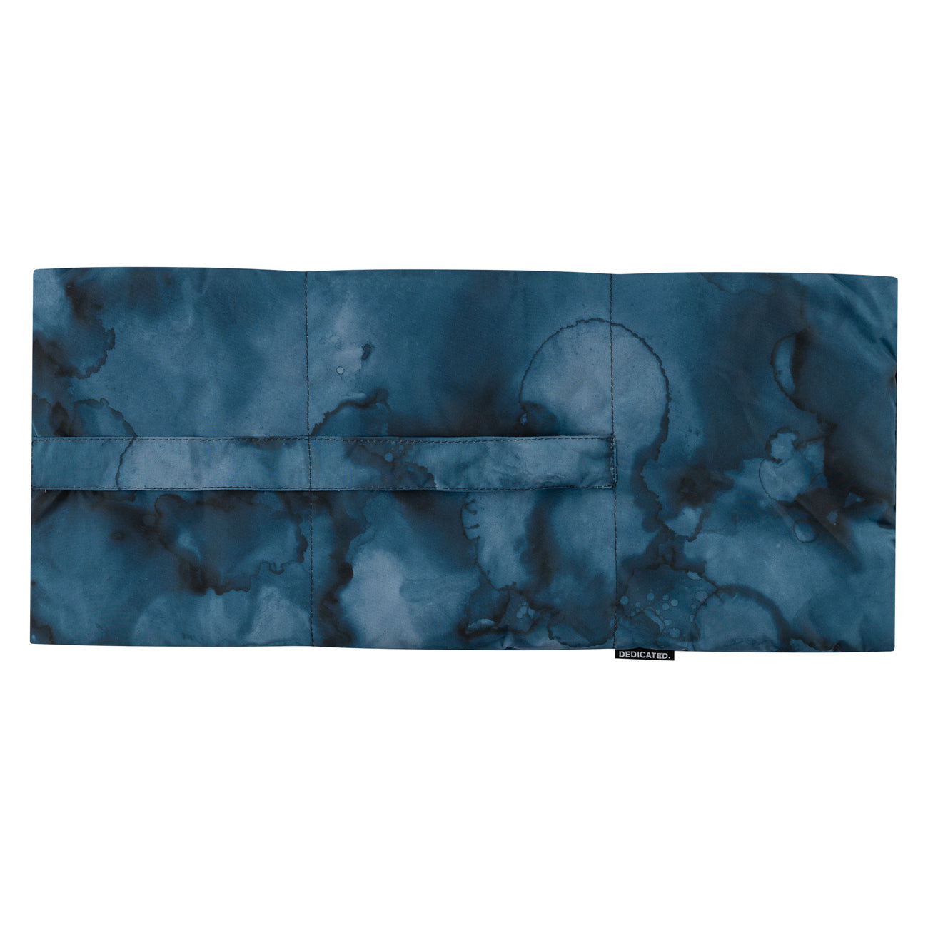 Dedicated Puffer Scarf Pajala Abstract Ink Blue