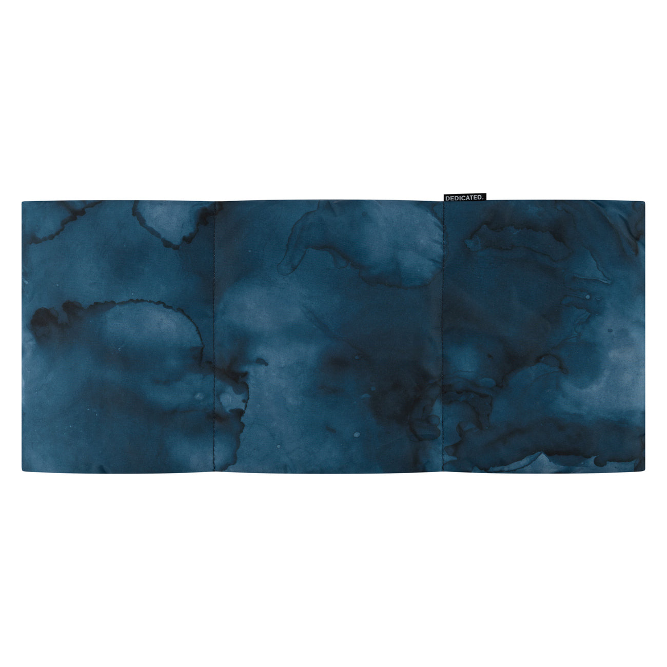 Dedicated Puffer Scarf Pajala Abstract Ink Blue