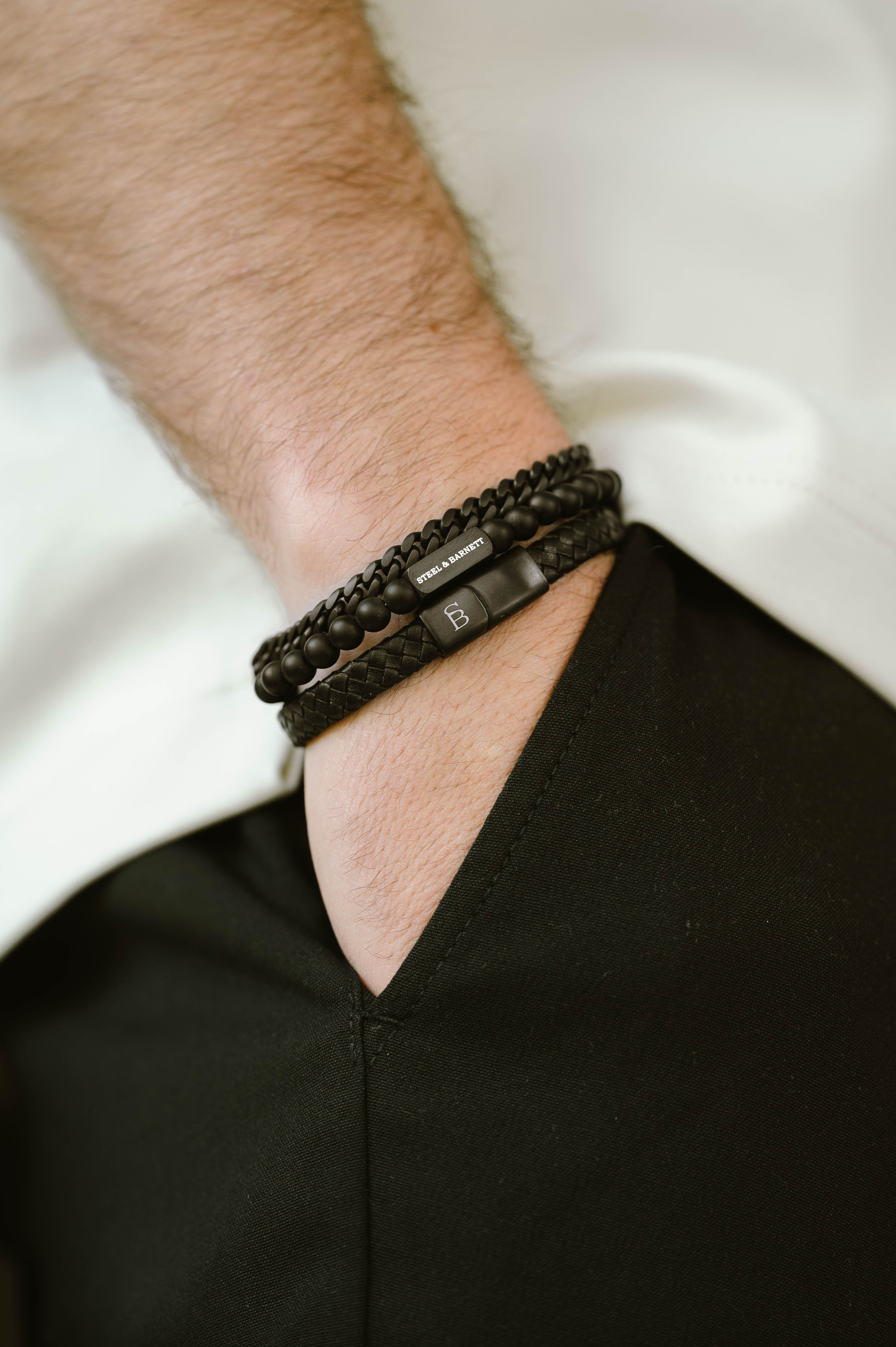 Steel & Barnett X - Black Edition Armband Svelte Stephen