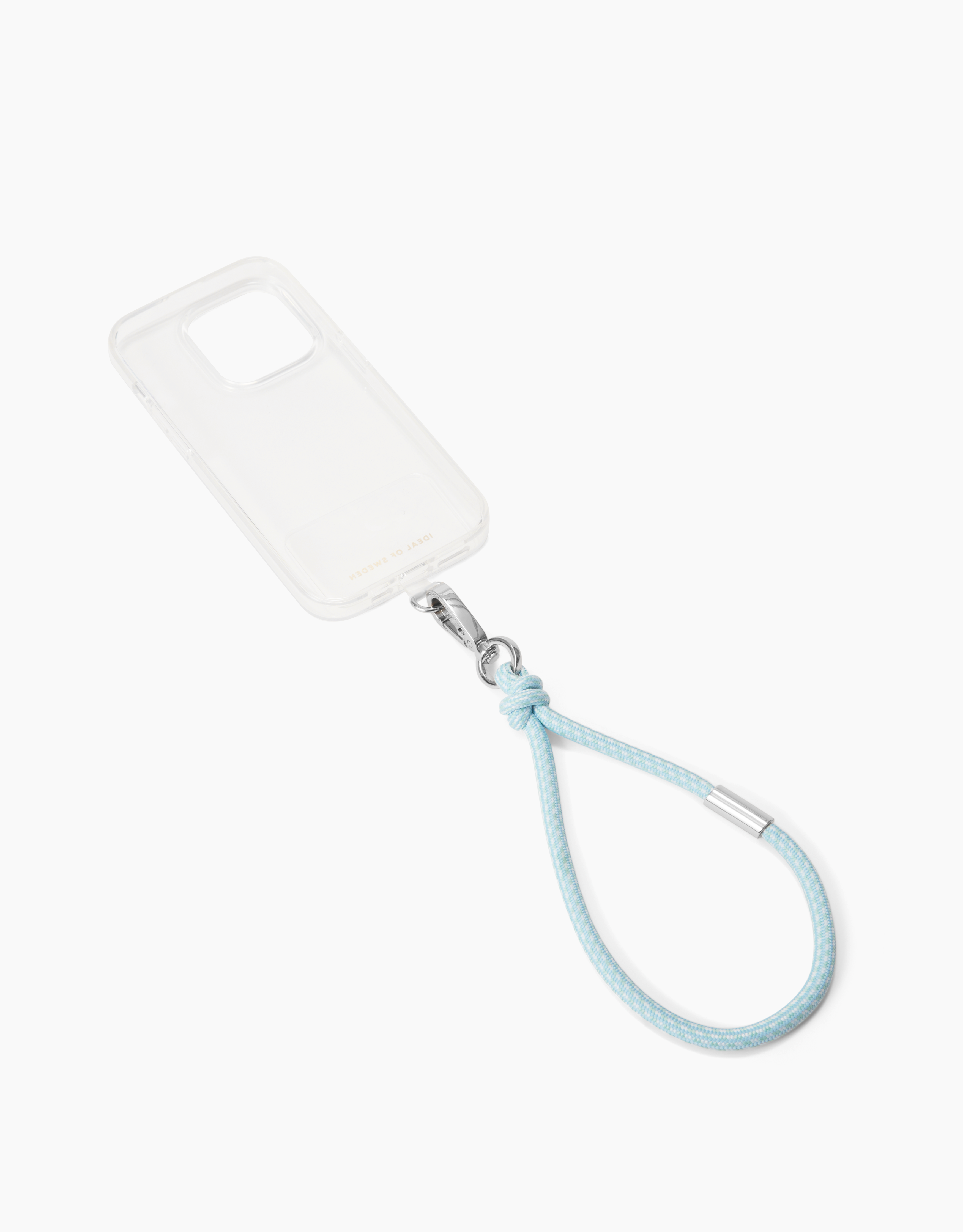 IDEAL OF SWEDEN Cord Phone Wristlet Multi Light Blue