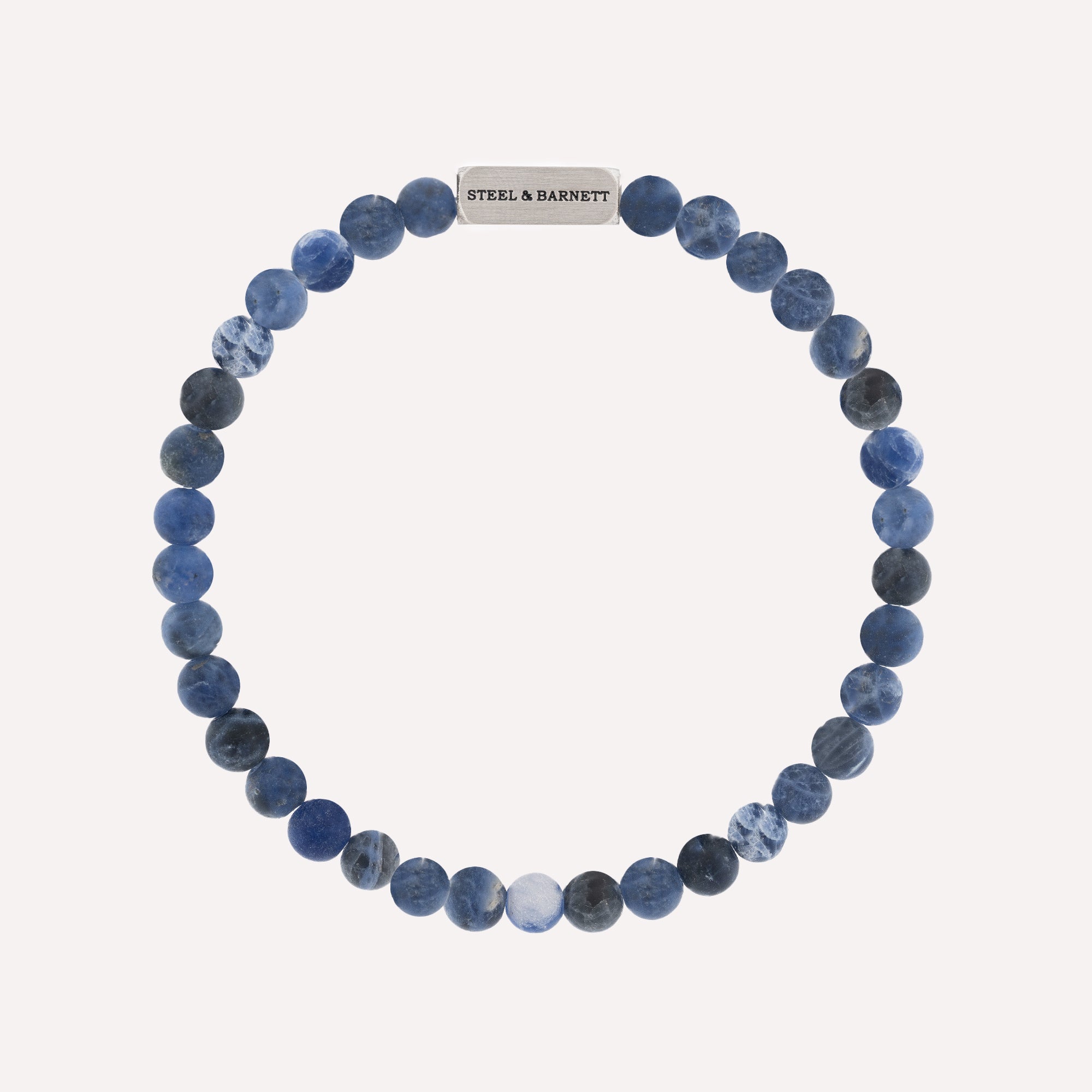 Steel & Barnett Stones Armband Natural Ned Matt Sodalite