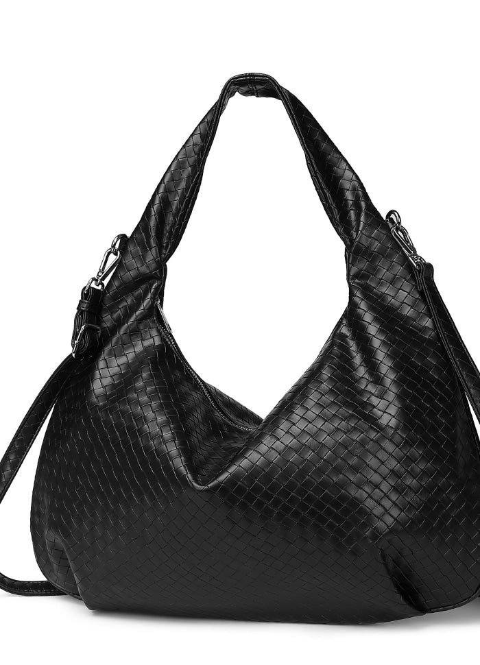 Noella Peony Hobo Bag Black