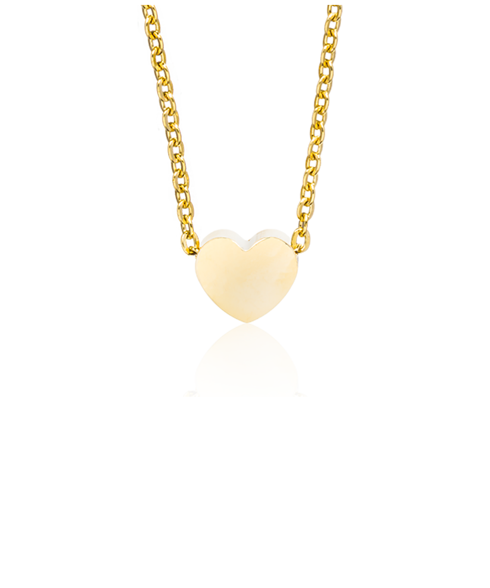 Blomdahl Halsband Heart, Golden