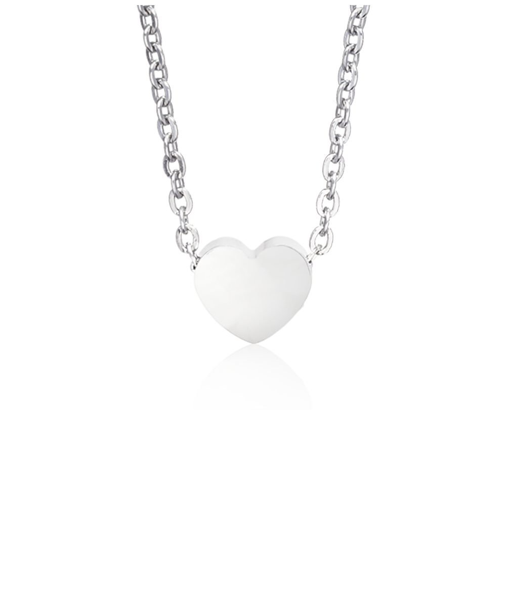 Blomdahl Halsband Heart, Silver