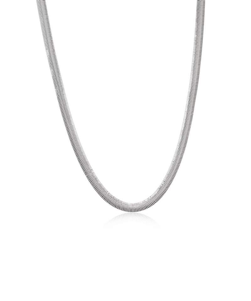 Blomdahl Halsband Grand Plain Chain, Silver