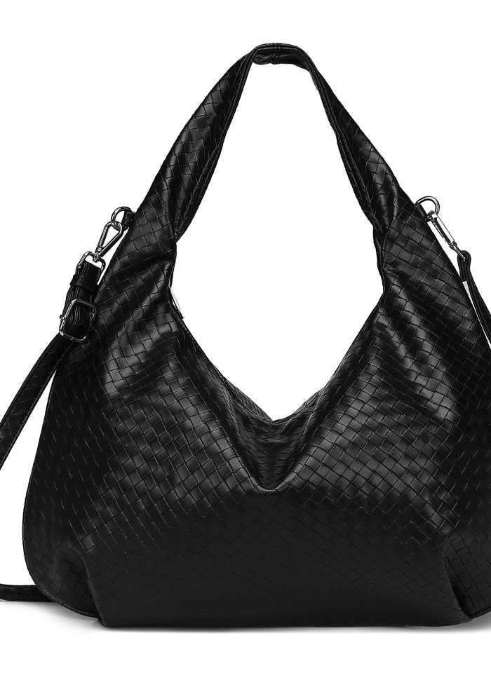 Noella Peony Hobo Bag Black