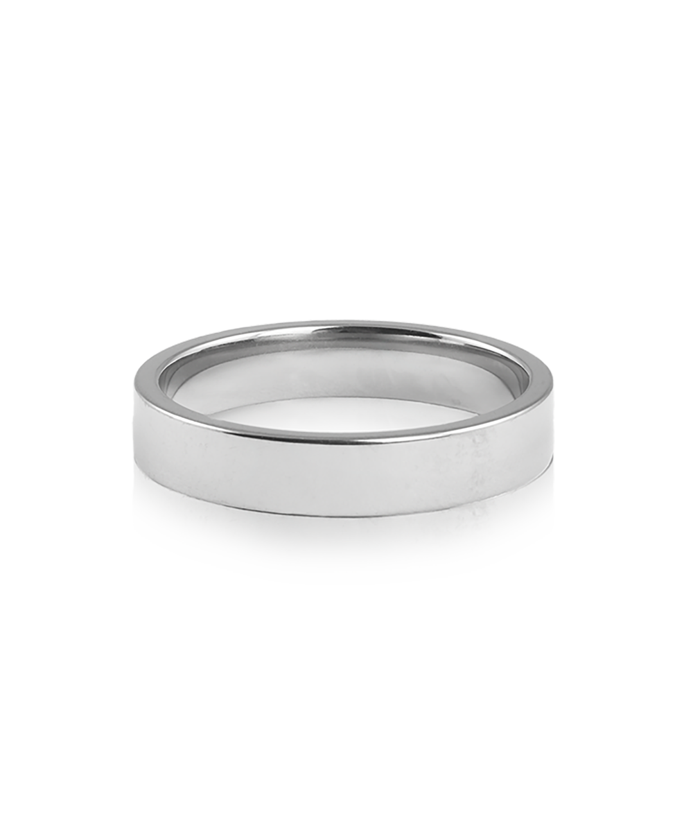 Blomdahl Plain Ring Natural Titanium