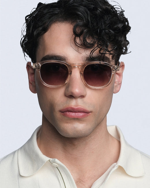 Corlin Eyewear Todd Champagne Gradual Brown Solglasögon